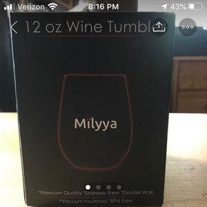 MilyyA wine tumbler